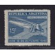 ARGENTINA 1942 GJ 867 ESTAMPILLA NUEVA MINT FILIGRANA SOL REDONDO U$ 70